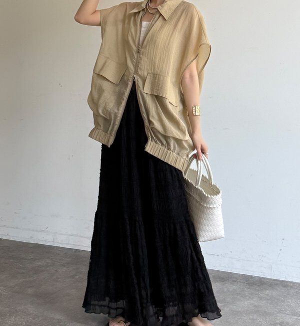  「プリーツギャザースカート」|スカート|