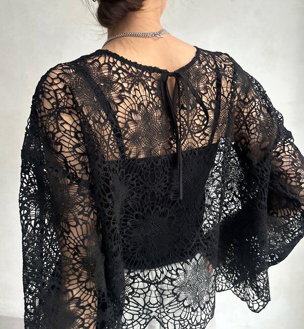  「レーススカラブラウス」|シャツ・ブラウス|