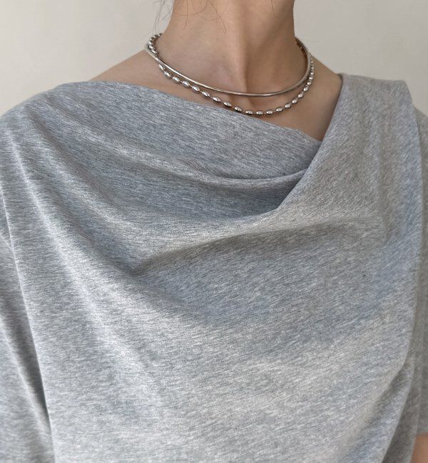  「2WAYドレープTEE」|Tシャツ・カットソー|