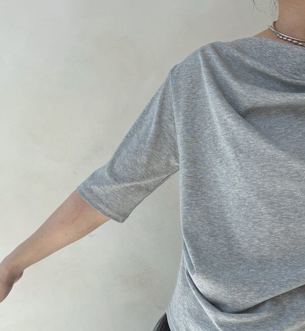  「2WAYドレープTEE」|Tシャツ・カットソー|