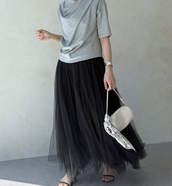  「2WAYドレープTEE」|Tシャツ・カットソー|