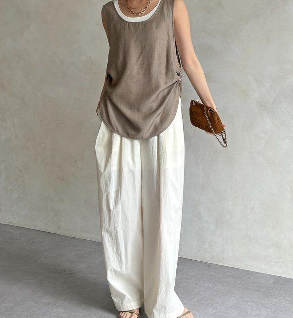  「タフタワイドパンツ」|チノ|