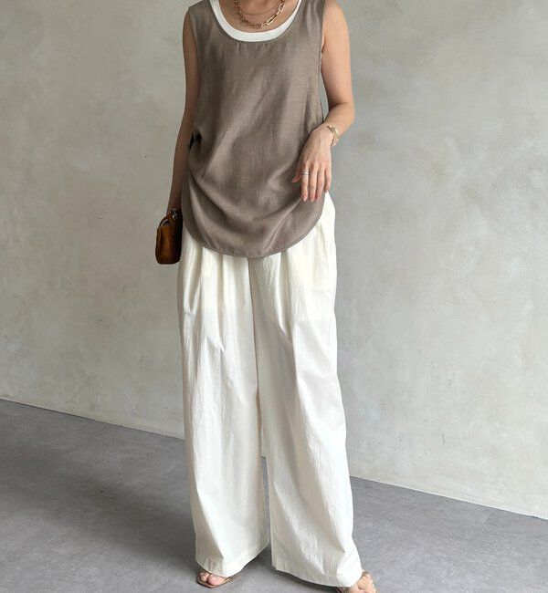  「タフタワイドパンツ」|チノ|