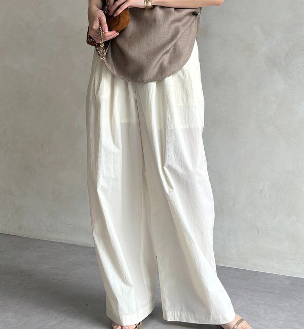  「タフタワイドパンツ」|チノ|