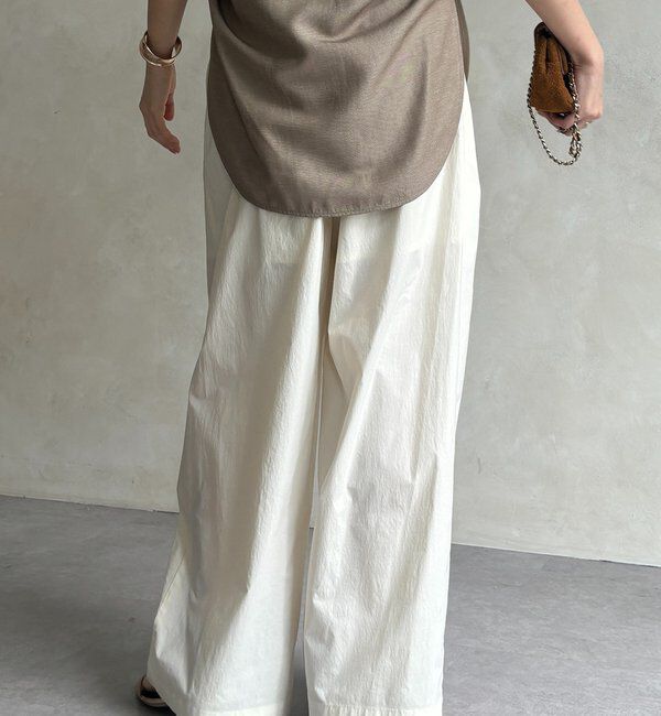  「タフタワイドパンツ」|チノ|