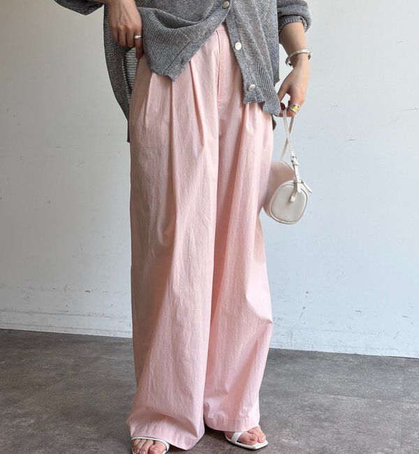  「タフタワイドパンツ」|チノ|