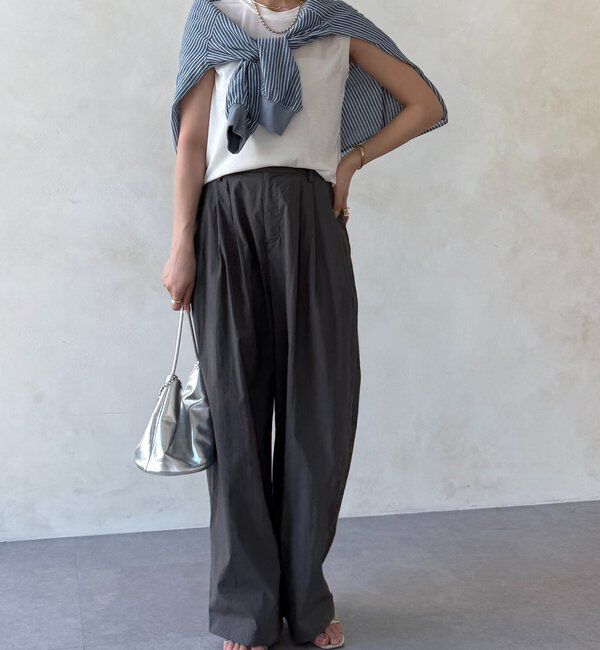  「タフタワイドパンツ」|チノ|