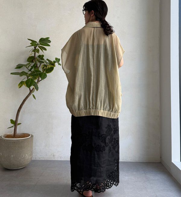  「コードレース刺繍カットワークレースワンピース」|ワンピース|