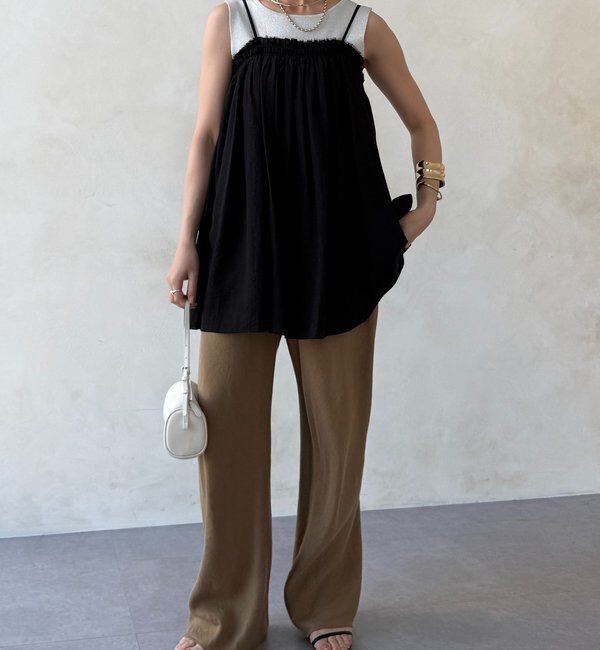  「ギャザーキャミ」|シャツ・ブラウス|