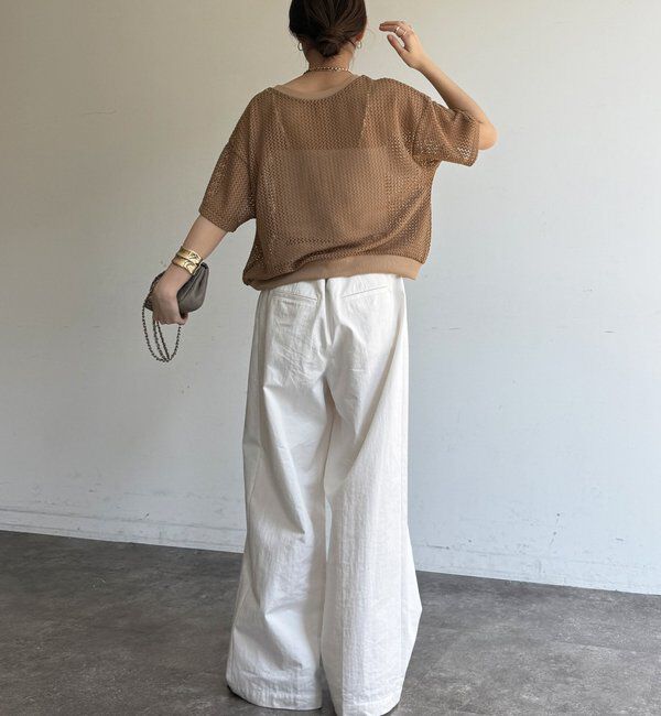  「【WEB限定】メッシュジップ半袖ブルゾン」|ブルゾン・スタジャン|