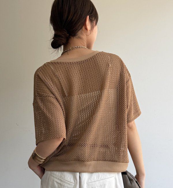  「【WEB限定】メッシュジップ半袖ブルゾン」|ブルゾン・スタジャン|