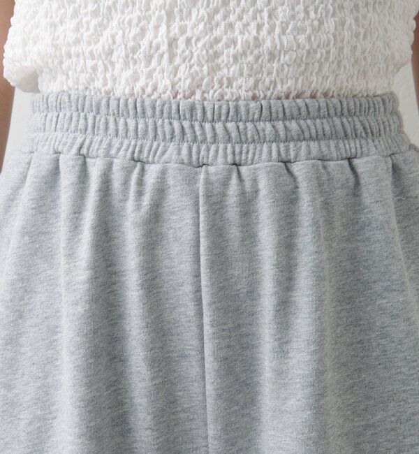  「【新色追加/2サイズ展開/低身長サイズ】カットアウトスウェットパンツ」|チノ|