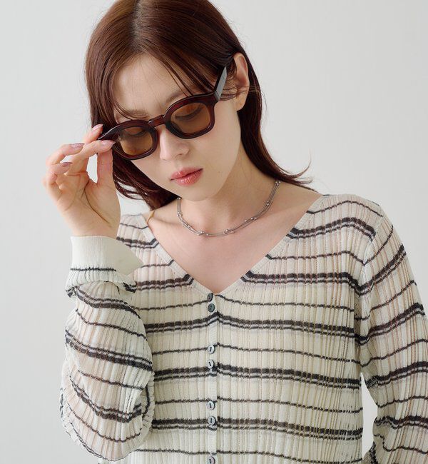  「チャンキーフレームサングラス」|サングラス|