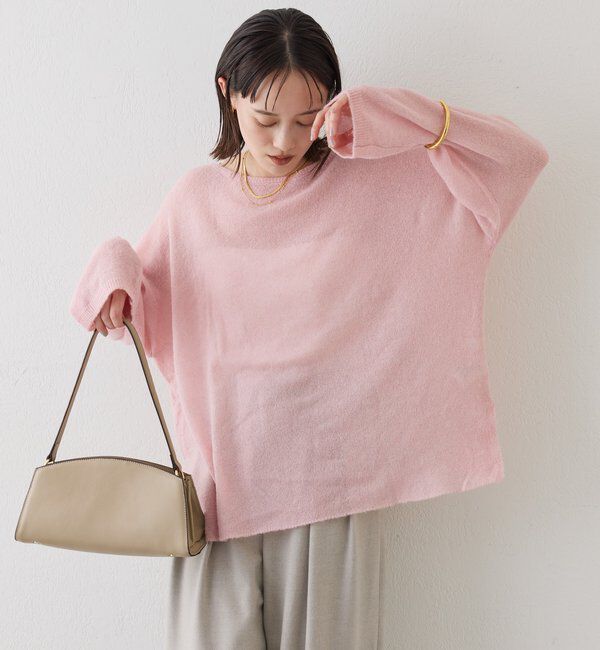  「【リニューアル】2wayスパングルシアーニット」|ニット・セーター|