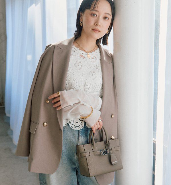  「【着映え】エンブロイダリーベスト」|ニット・セーター|