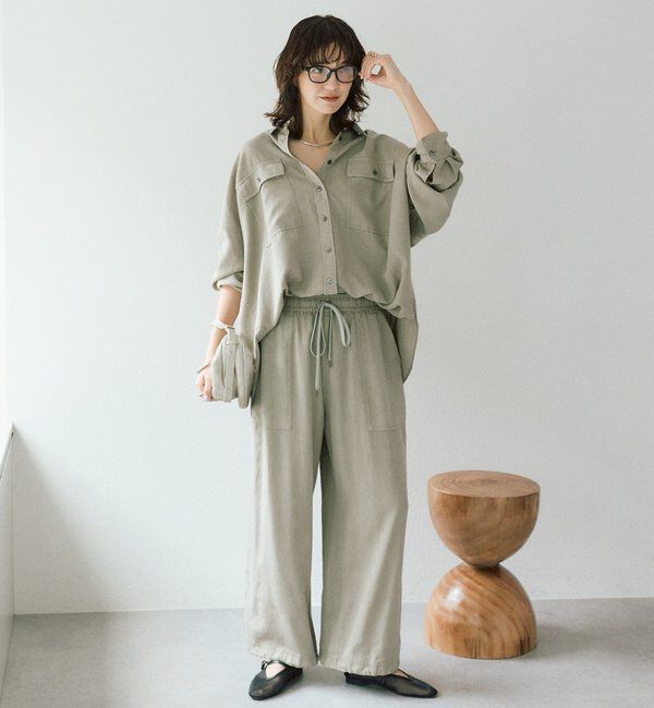  「【セットアップ可/新色追加】ガーメントダイワイドシャツ」|シャツ・ブラウス|