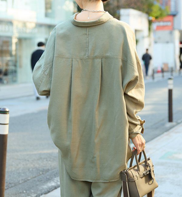  「【セットアップ可/新色追加】ガーメントダイワイドシャツ」|シャツ・ブラウス|