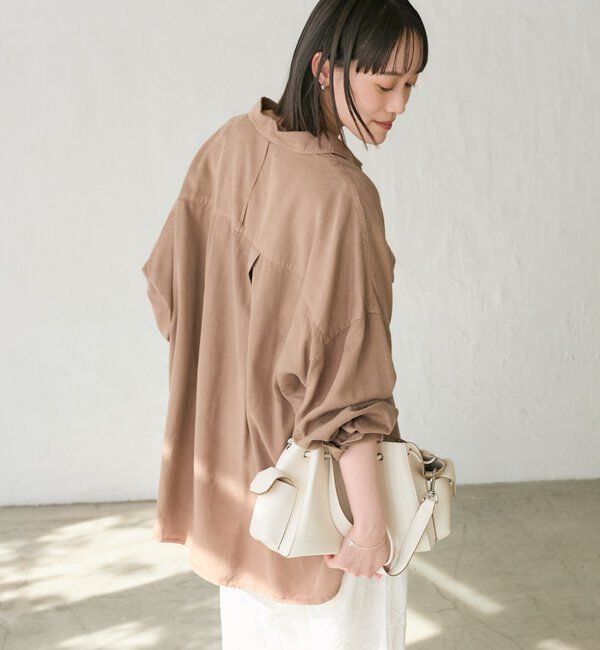  「【セットアップ可/新色追加】ガーメントダイワイドシャツ」|シャツ・ブラウス|