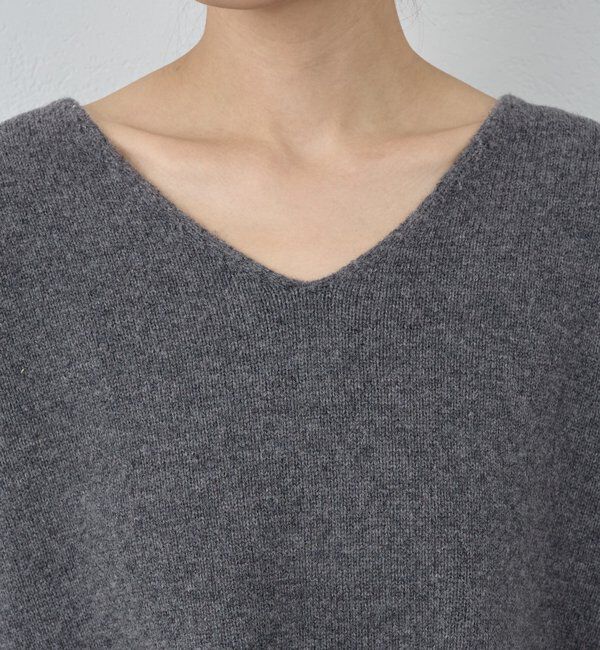  「【冬のお助けニット】メリノウールVニット」|ニット・セーター|