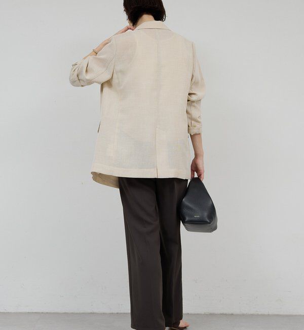  「【ガランテ名品】ライトジャージーワイドパンツ」|チノ|