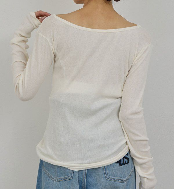  「【PEAS】ガーゼテレコプルオーバー」|Tシャツ・カットソー|