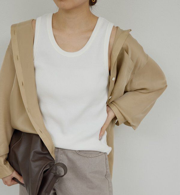  「リブタンクトップ」|Tシャツ・カットソー|