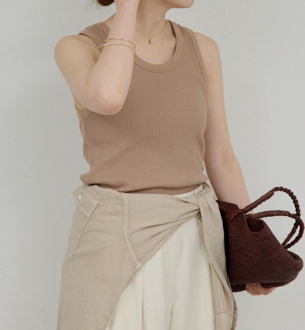  「リブタンクトップ」|Tシャツ・カットソー|