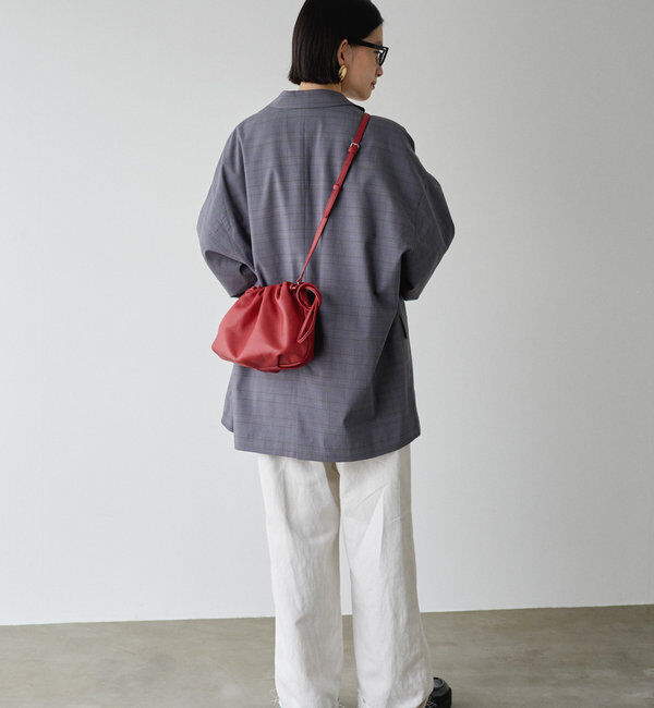  「レザー巾着4WAYショルダーバッグ」|ショルダー・メッセンジャー|