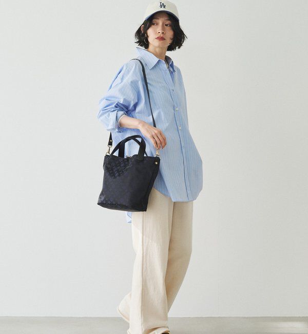  「ナイロンジャガード2WAYタウントートバッグ」|トートバッグ|