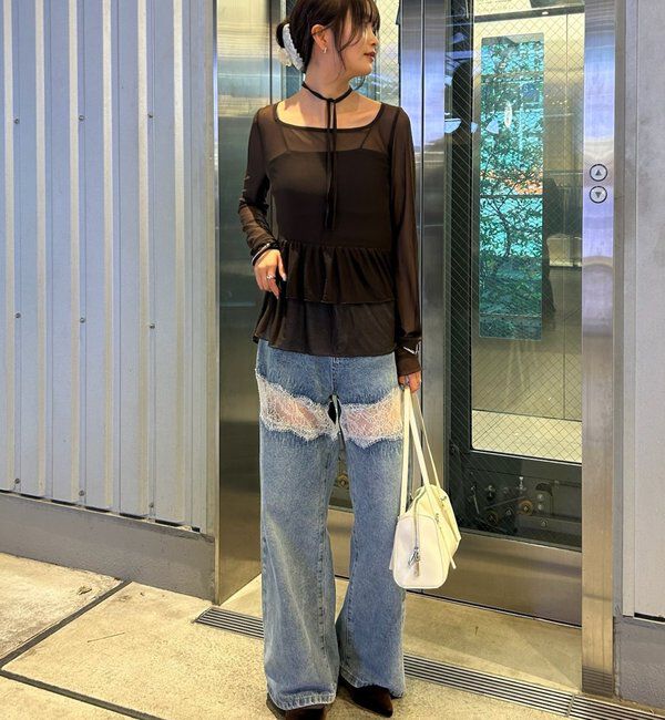  「ドットティアードプルオーバー」|Tシャツ・カットソー|