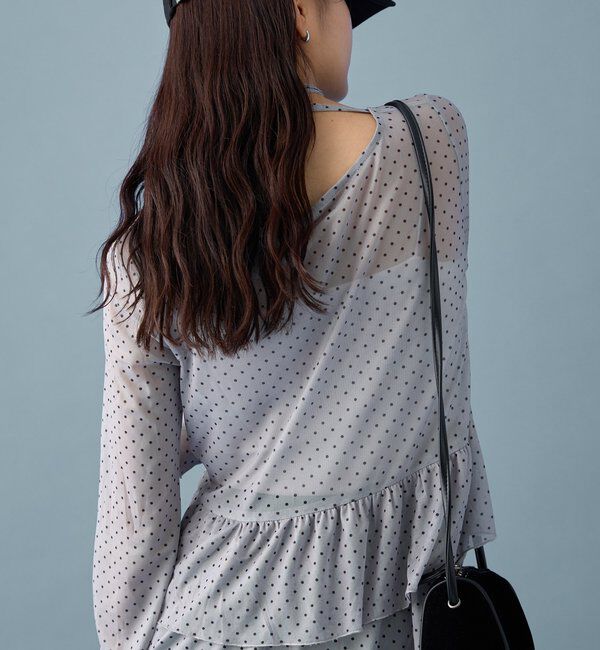  「ドットティアードプルオーバー」|Tシャツ・カットソー|