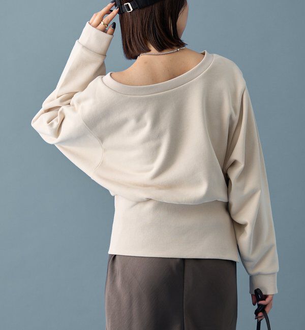  「オフショルスウェット」|Tシャツ・カットソー|