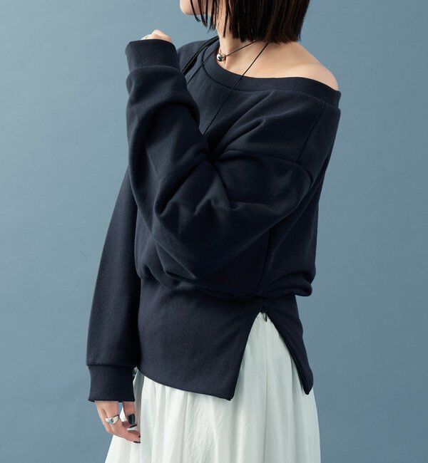  「オフショルスウェット」|Tシャツ・カットソー|