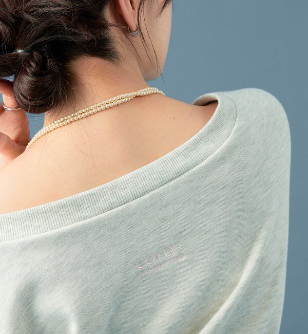  「オフショルスウェット」|Tシャツ・カットソー|