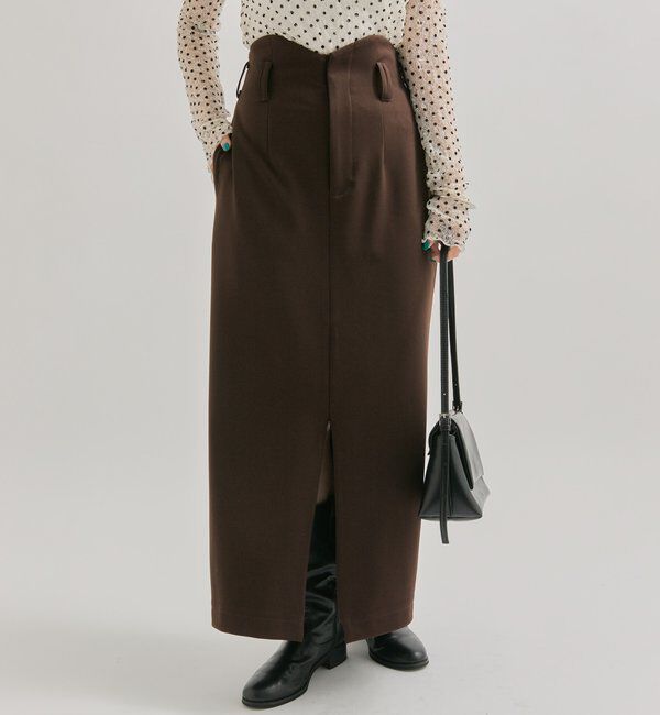  「WAVEフロントZIPスカート」|スカート|