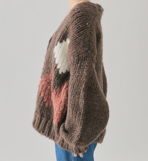  「ダイヤニットカーディガン」|カーディガン|