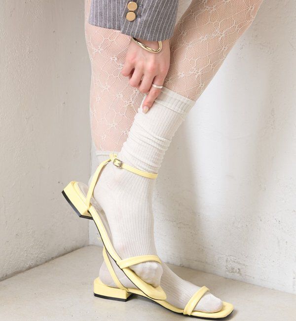  「ストラップフラットサンダル」|サンダル|