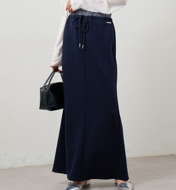  「Wベルトスウェットスカート」|スカート|