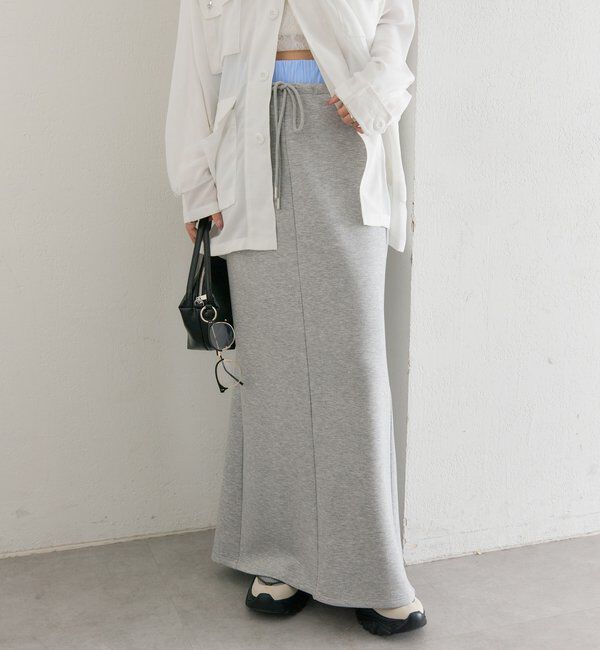  「Wベルトスウェットスカート」|スカート|
