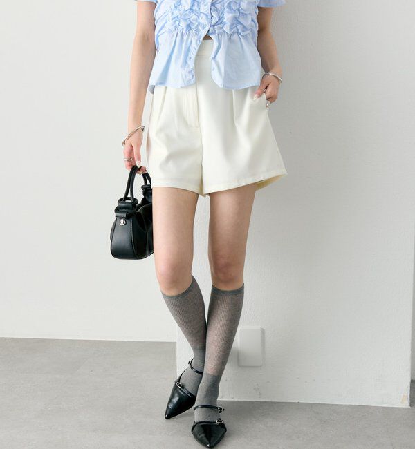  「タックショートパンツ」|チノ|