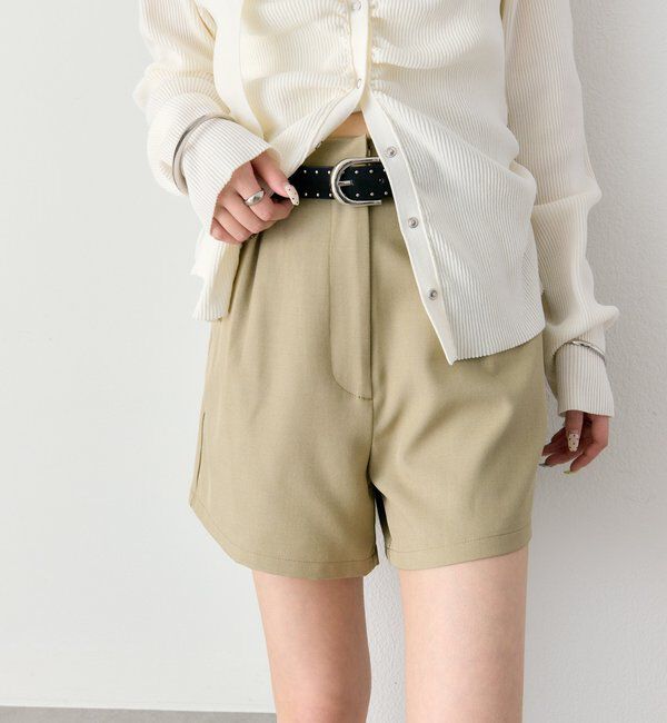  「タックショートパンツ」|チノ|