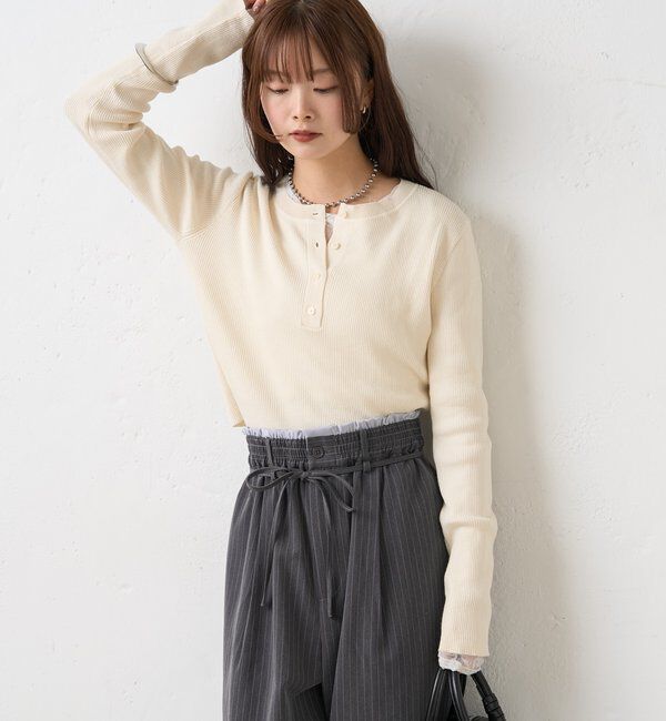  「26SSヘンリーリブニット」|ニット・セーター|