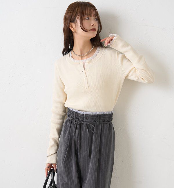  「26SSヘンリーリブニット」|ニット・セーター|