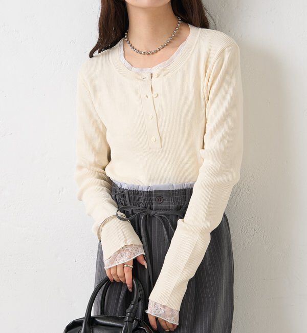  「26SSヘンリーリブニット」|ニット・セーター|