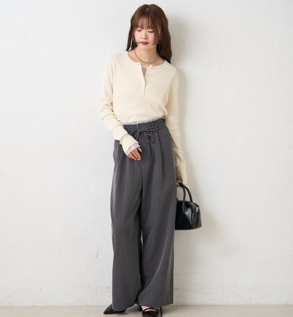  「26SSヘンリーリブニット」|ニット・セーター|