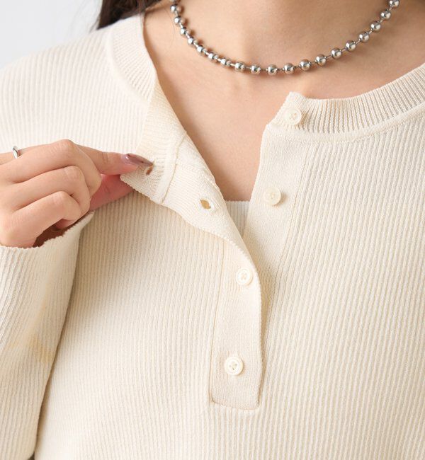  「26SSヘンリーリブニット」|ニット・セーター|