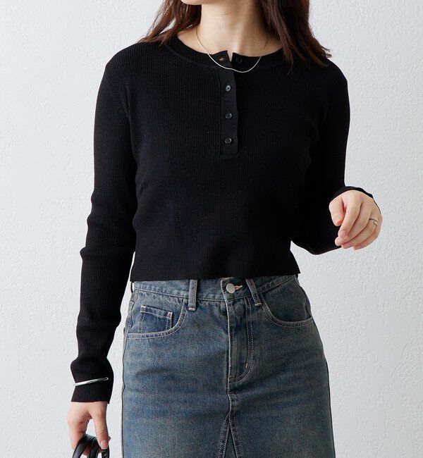  「26SSヘンリーリブニット」|ニット・セーター|