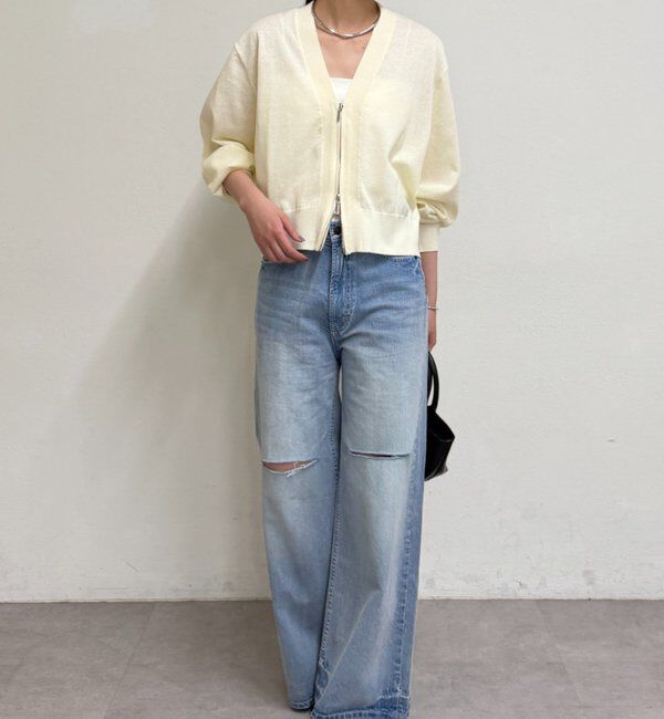  「 ZIPニットカーデ」|ニット・セーター|