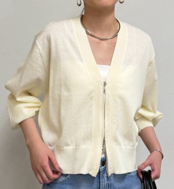  「 ZIPニットカーデ」|ニット・セーター|