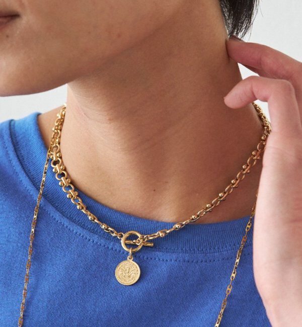  「【GALENA/ガレナ】コインチェーンチョーカー」|ネックレス|